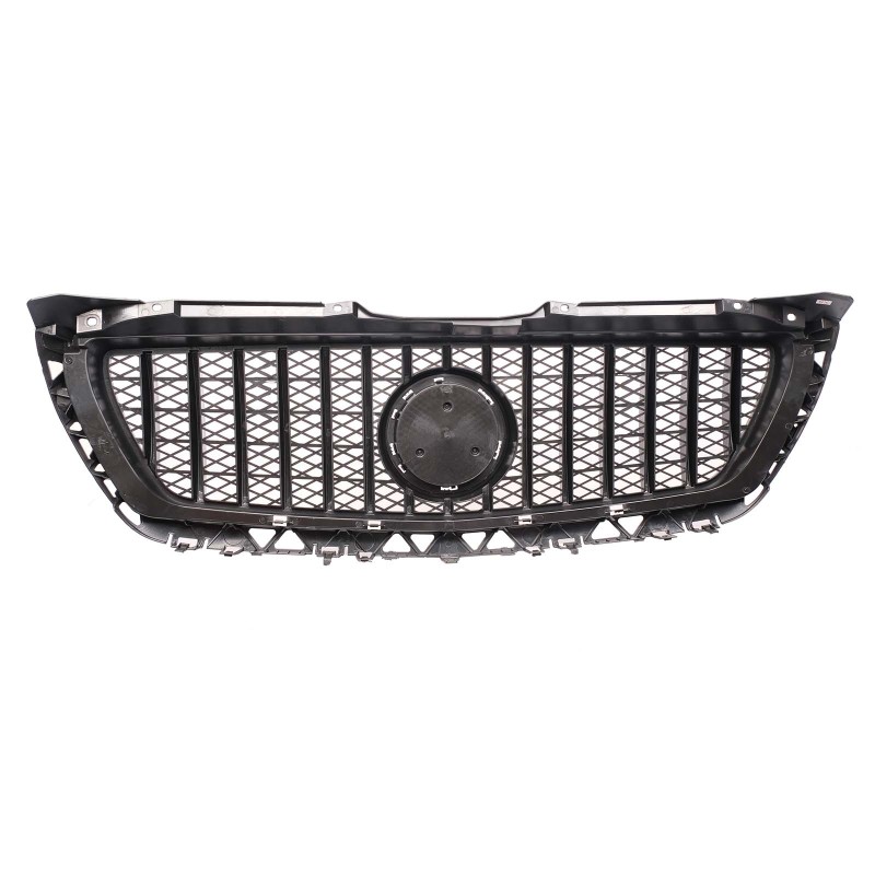 Kühlergrill Chrom GT Panamericana Grill Passend für Mercedes-Benz Sprinter W906 Facelift Bj. ab 08.2013 mit Netz