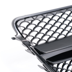 Kühlergrill glanz Schwarz AMG Look passend für Mercedes E-KlasseCoupe C207 A207 Facelift