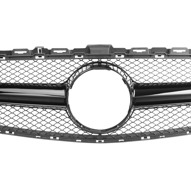 Kühlergrill glanz Schwarz AMG Look passend für Mercedes C-Klasse W205 S205 C205 A205 Vorfacelift