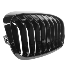 Nieren Grill glanz Schwarz Einzelsteg passend für BMW 2er Active Tourer F45 F46 Facelift