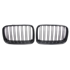 Nieren Grill glanz Schwarz Doppelsteg passend für BMW 3er E36 Vorfacelift