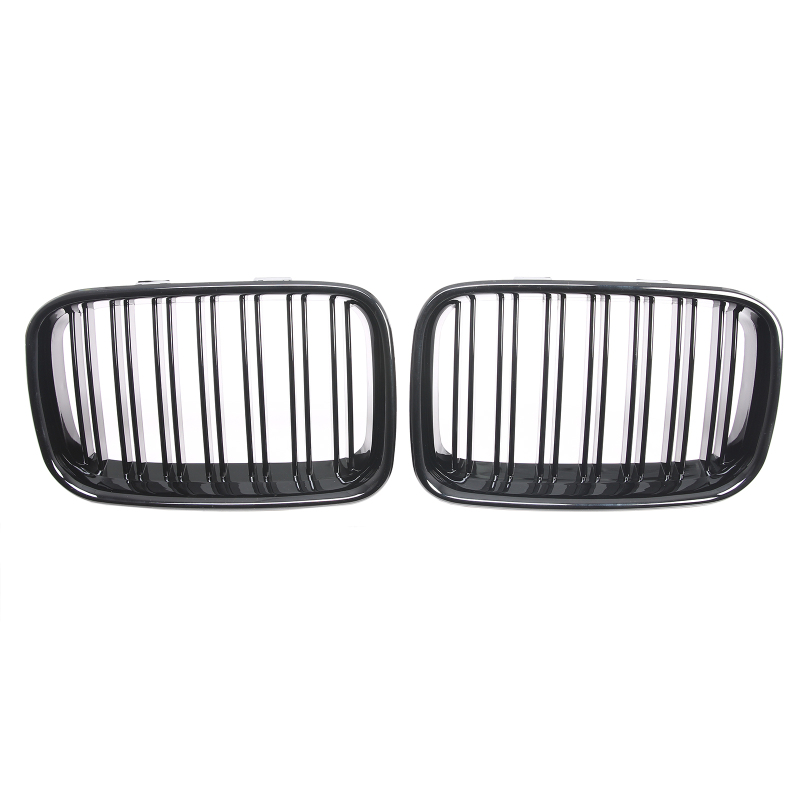 Nieren Grill glanz Schwarz Doppelsteg passend für BMW 3er E36 Vorfacelift