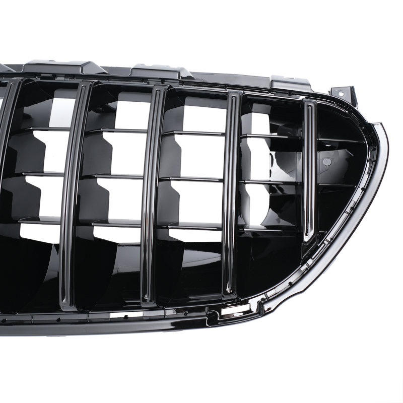 Kühlergrill glanz Schwarz GT Panamericana passend für Mercedes E-Klasse W213 E63 Vorfacelift