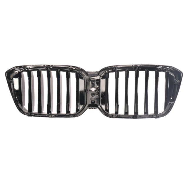 Nieren Grill glanz Schwarz Einzelsteg passend für BMW X3 G01 G02 Facelift