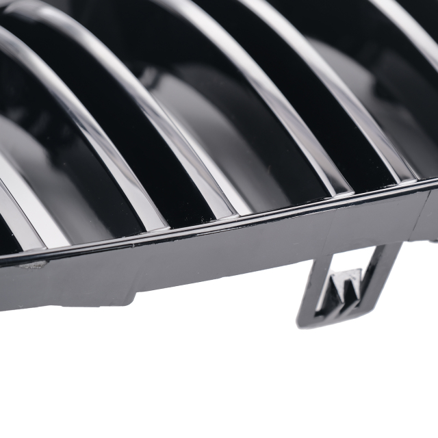 Nieren Grill glanz Schwarz Doppelsteg passend für BMW 6er E63 E64