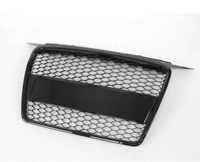 Passt für Audi A3 8P Waben Grill Kühlergrill Front Grill Schwarz Glanz bis 2008