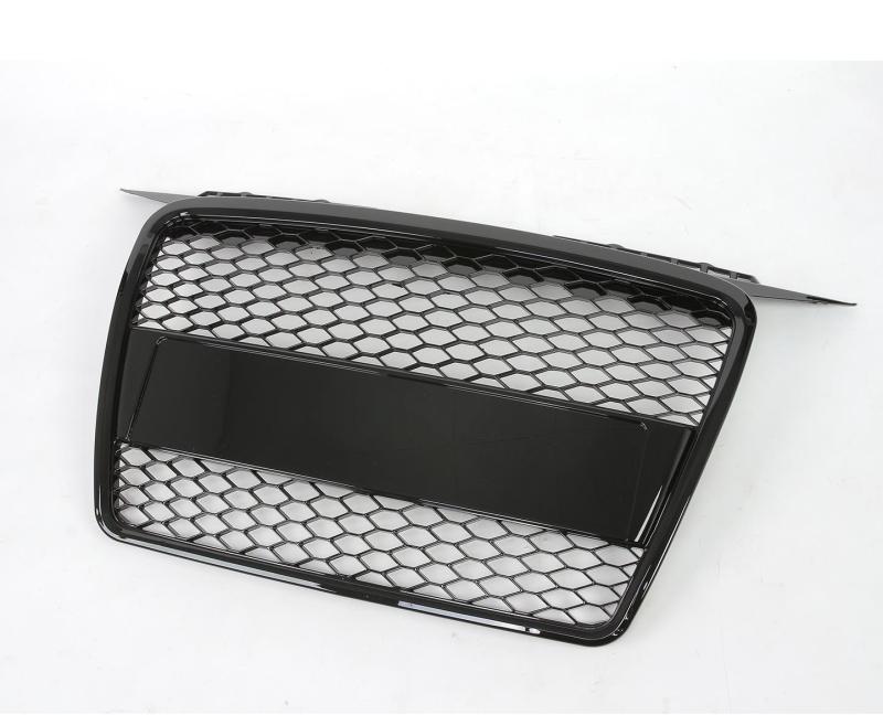 Passt für Audi A3 8P Waben Grill Kühlergrill Front Grill Schwarz Glanz bis 2008