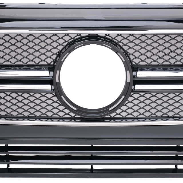 Kühlergrill glanz Schwarz AMG Look passend für Mercedes G-Klasse W463