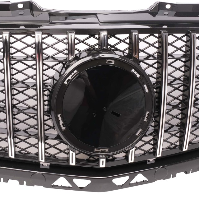 Kühlergrill Chrom GT Panamericana Grill Passend für Mercedes-Benz Sprinter W906 Facelift Bj. ab 08.2013 mit Netz