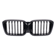 Nieren Grill glanz Schwarz Einzelsteg passend für BMW X3 G01 G02 Facelift