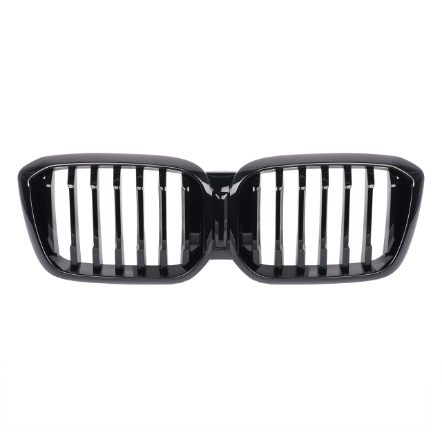 Nieren Grill glanz Schwarz Einzelsteg passend für BMW X3 G01 G02 Facelift