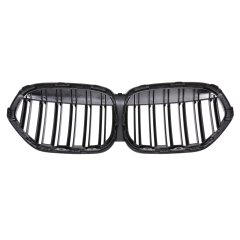 Nieren Grill glanz Schwarz Doppelsteg passend für BMW X1 F48 Facelift