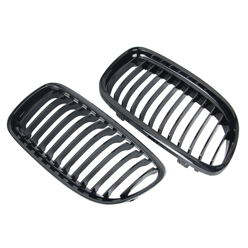 Nieren Grill glanz Schwarz Einzelsteg passend für BMW 3er E90 E91 Facelift