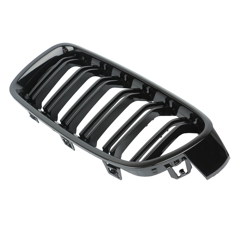 Nieren Grill glanz Schwarz Doppelsteg passend für BMW 3er F30 F31