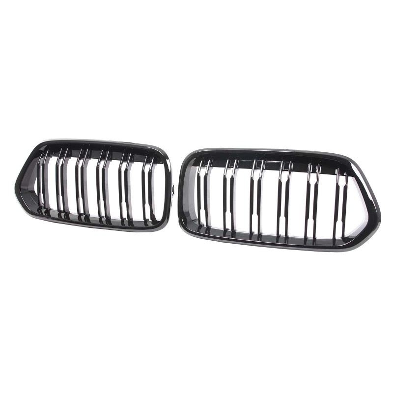 Nieren Grill glanz Schwarz Doppelsteg passend für BMW X2 F39