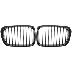Nieren Grill glanz Schwarz Einzelsteg passend für BMW 3er E46 Vorfacelift