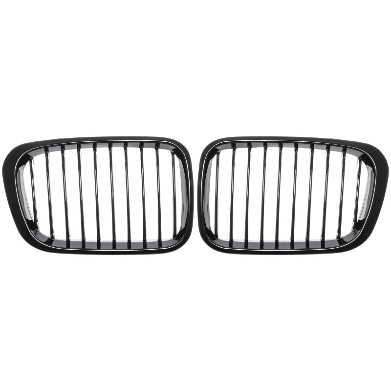 Nieren Grill glanz Schwarz Einzelsteg passend für BMW 3er E46 Vorfacelift