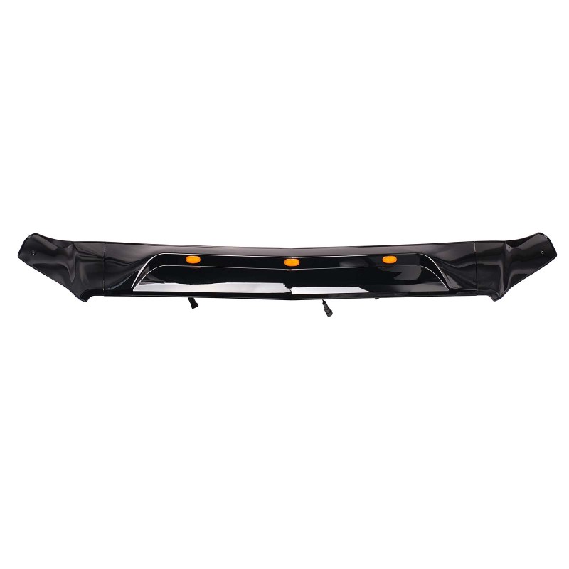 Spoilerlippe Frontlippe mit LED GLANZ SCHWARZ für Mercedes Sprinter W906 906