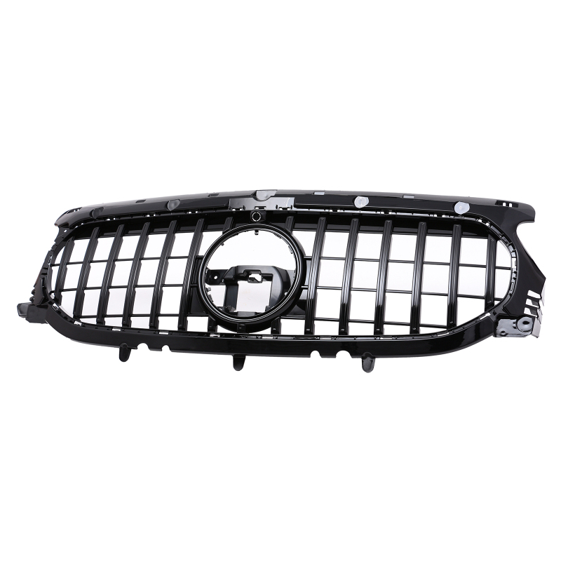 Kühlergrill glanz Schwarz GT Panamericana passend für Mercedes GLA H247 AMG-Paket