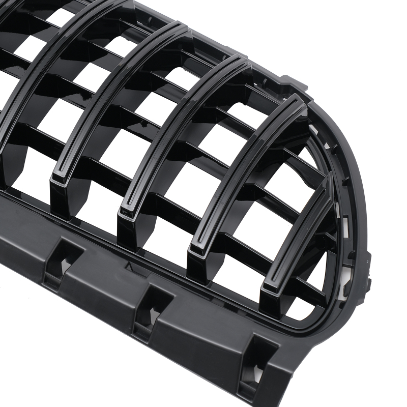 Kühlergrill glanz Schwarz GT Panamericana passend für Mercedes B-Klasse W246 W242 Facelift
