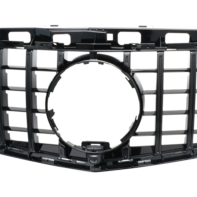 Kühlergrill glanz Schwarz GT Panamericana passend für Mercedes E-Klasse W212 E63 Facelift