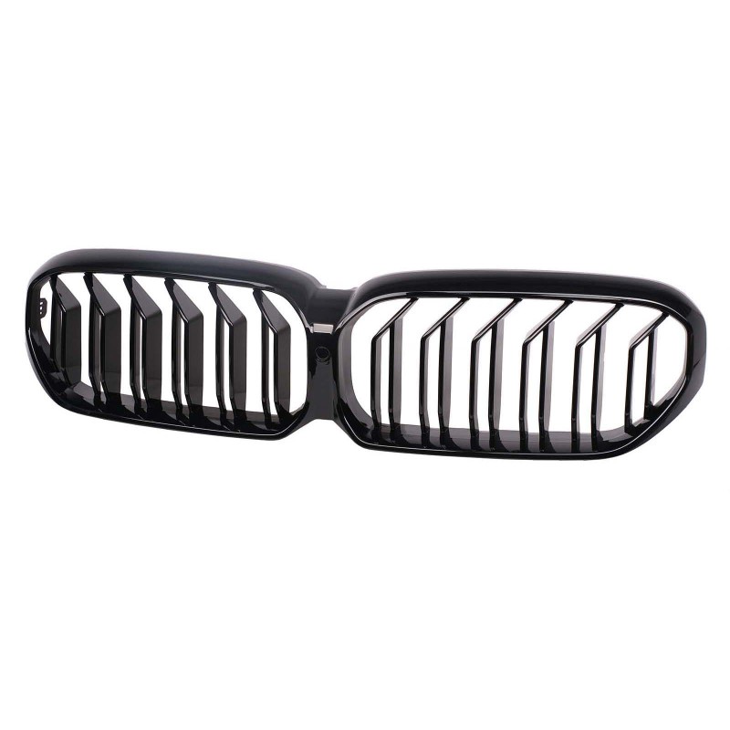 Nieren Grill glanz Schwarz Spezifisch Doppelsteg passend für BMW 5er G30 G31 Facelift ohne PASP