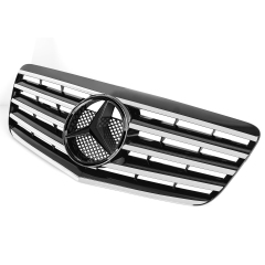 Kühlergrill glanz Schwarz Chrom passend für Mercedes E-Klasse W211 S211 VF211 Facelift