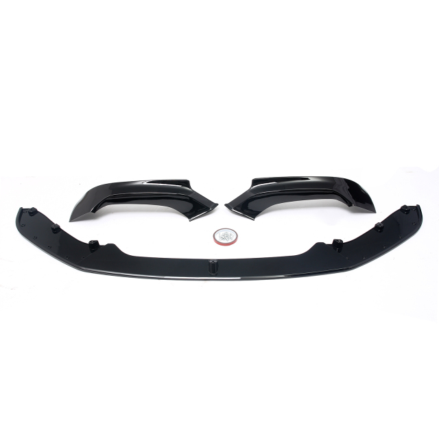 Spoilerlippe Frontlippe GLANZ SCHWARZ für BMW 1ER F20 F21 AB 2015 M Paket