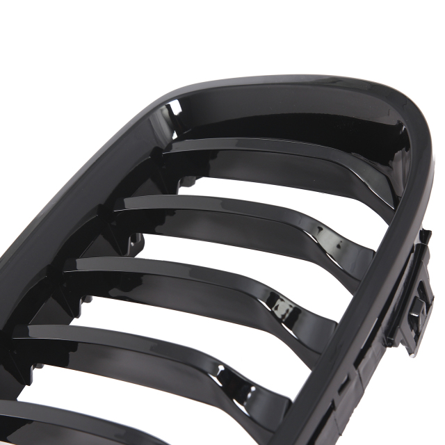 Nieren Grill glanz Schwarz Einzelsteg passend für BMW 4er F32 F33 F36 F80 F82 F83
