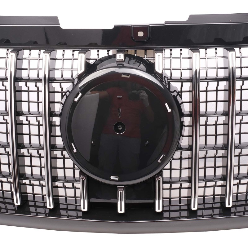 Kühlergrill Chrom GT Panamericana passend für Mercedes Sprinter W907 mit Netz