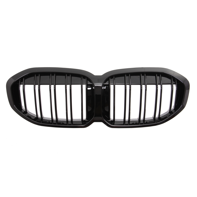 Nieren Grill glanz Schwarz Doppelsteg passend für BMW 1er F40