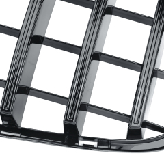 Kühlergrill glanz Schwarz GT Panamericana passend für Mercedes GL X166 AMG-Paket