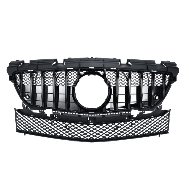 Kühlergrill glanz Schwarz GT Panamericana passend für Mercedes SLK R172 Vorfacelift