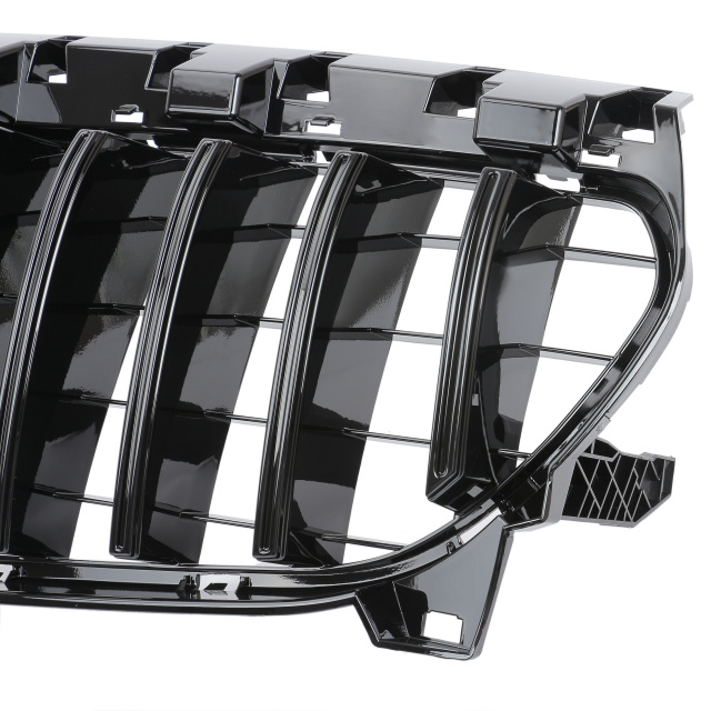 Kühlergrill glanz Schwarz GT Panamericana passend für Mercedes CLA C117 X117 Facelift