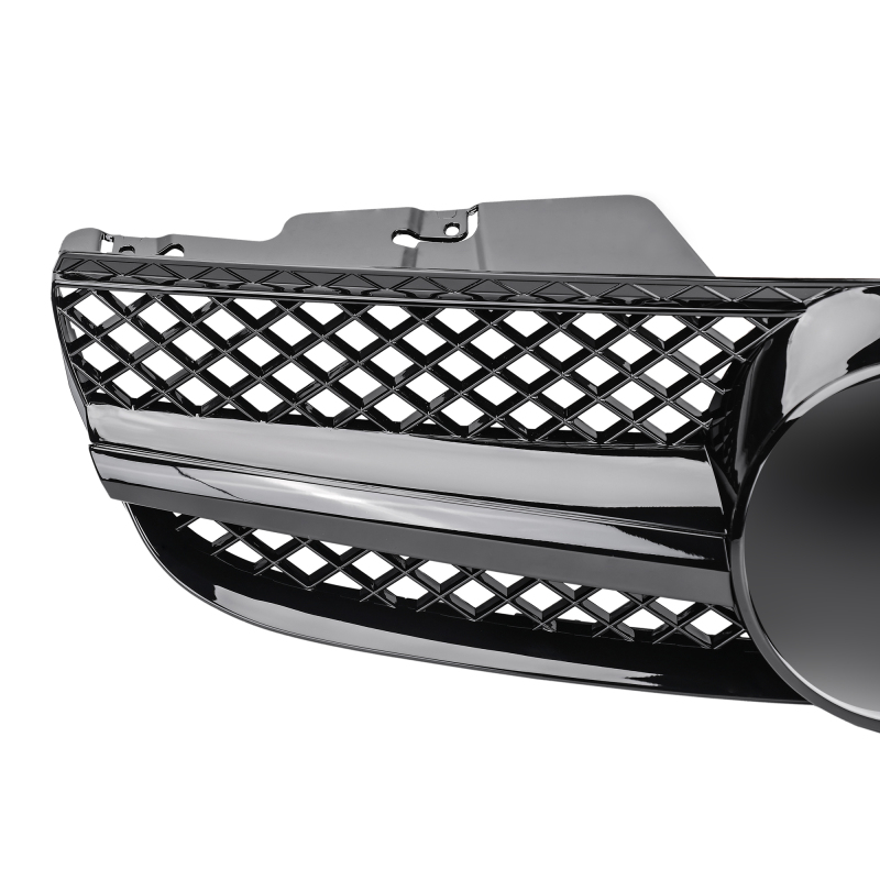 Kühlergrill glanz Schwarz AMG Look passend für Mercedes SL R230 Erste Facelift