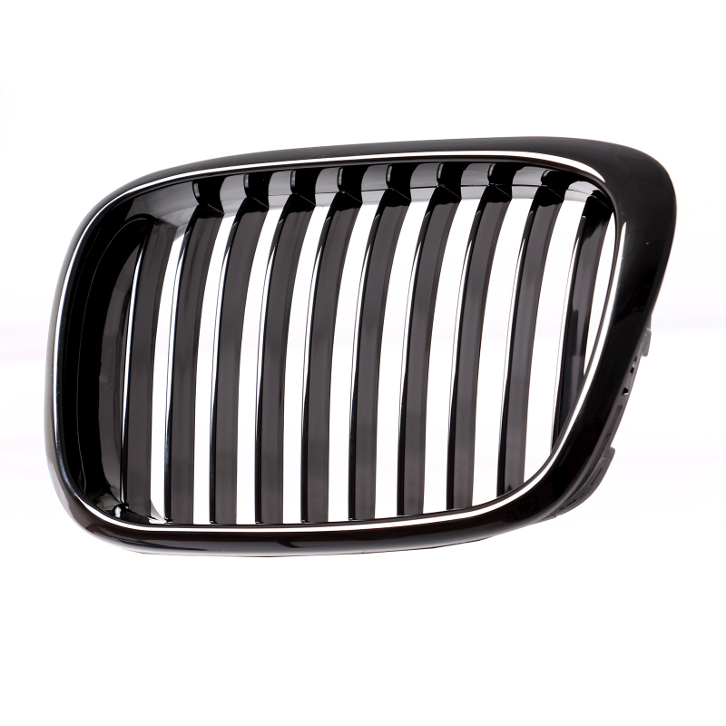 Nieren Grill glanz Schwarz Einzelsteg passend für BMW 5er E39