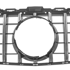 Kühlergrill Chrom GT Panamericana Grill ohne Kamera Passend für Mercedes C-Klasse W205 S205 C205 A205 Vorfacelift