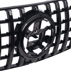 Kühlergrill glanz Schwarz GT Panamericana passend für Mercedes GLE V167 C167 Facelift AMG-Paket