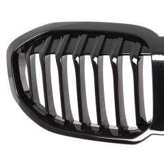 Nieren Grill glanz Schwarz Einzelsteg passend für BMW 1er F40