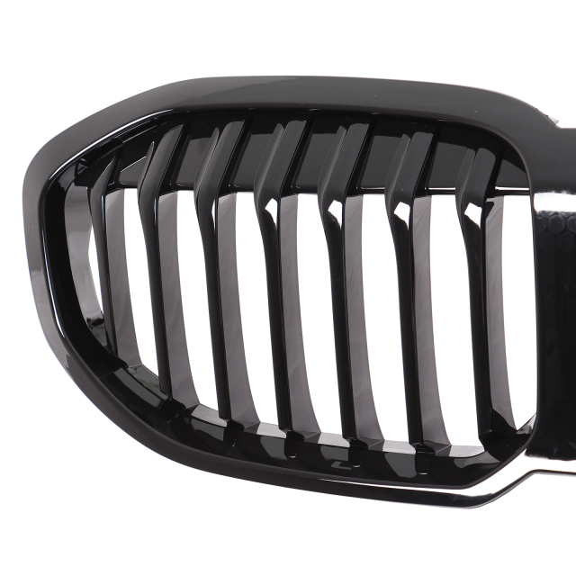 Nieren Grill glanz Schwarz Einzelsteg passend für BMW 1er F40