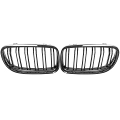Nieren Grill Carbon Look Doppelsteg passend für BMW 3er E90 E91 Facelift