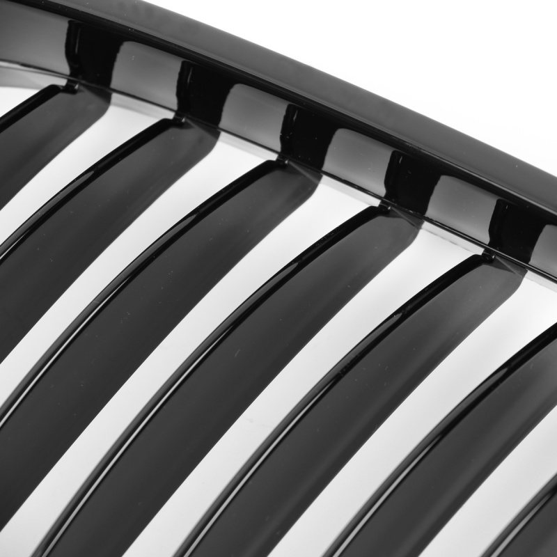 Nieren Grill glanz Schwarz Einzelsteg passend für BMW 5er E60 E61