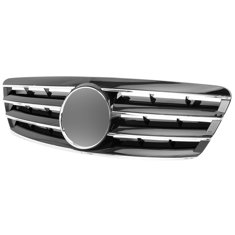 Kühlergrill glanz Schwarz Chrom Classic passend für Mercedes C-Klasse W203 S203