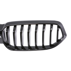 Nieren Grill glanz Schwarz Einzelsteg passend für BMW 6er G32 Facelift