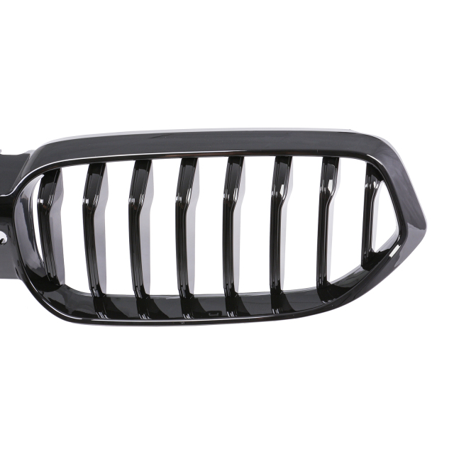 Nieren Grill glanz Schwarz Einzelsteg passend für BMW 6er G32 Facelift
