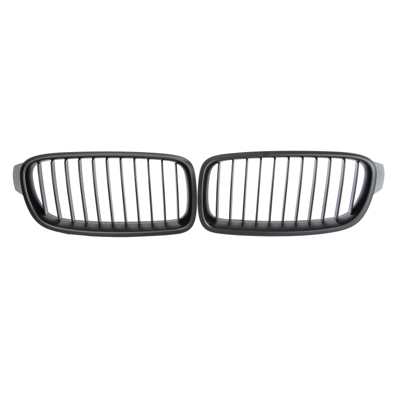 Nieren Grill matt Schwarz 11-teilig passend für BMW 3er F30 F31