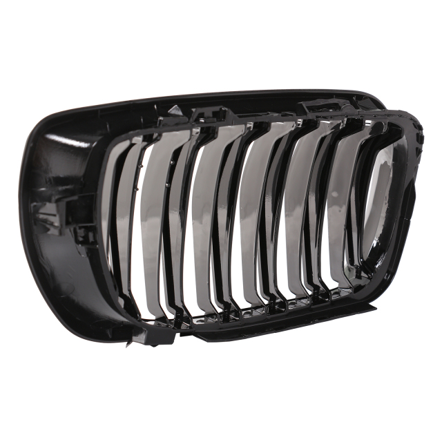 Nieren Grill glanz Schwarz Doppelsteg passend für BMW 3er E46 Facelift