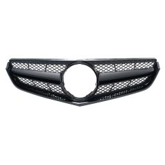 Kühlergrill glanz Schwarz AMG Look passend für Mercedes E-KlasseCoupe C207 A207 Vorfacelift