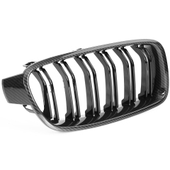 Nieren Grill Carbon Look Doppelsteg passend für BMW 3er F30 F31