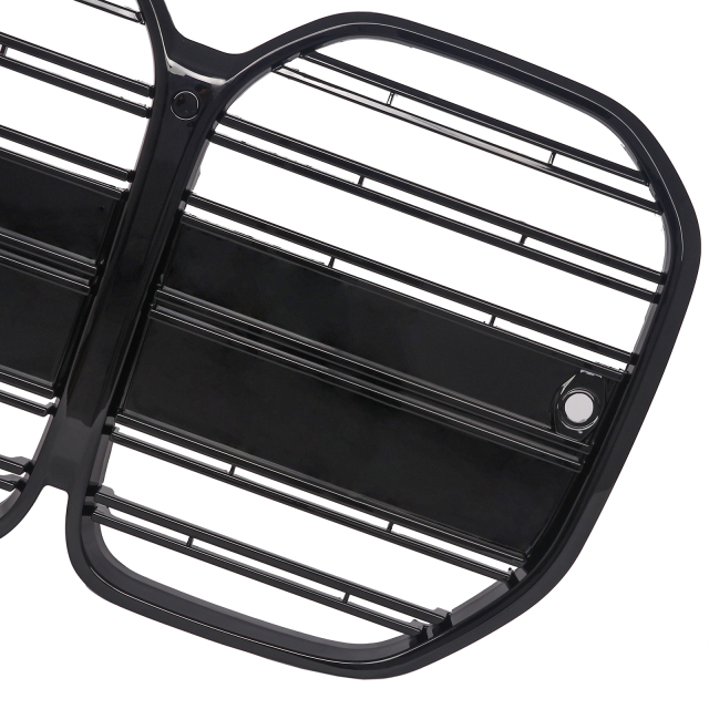 Nieren Grill glanz Schwarz Doppelsteg passend für BMW 4er G22 G23